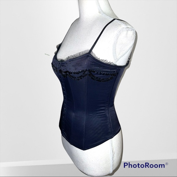 Marciano black satin corset - Picture 3 of 5